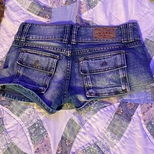 YMI jeans-wear mini shorts
